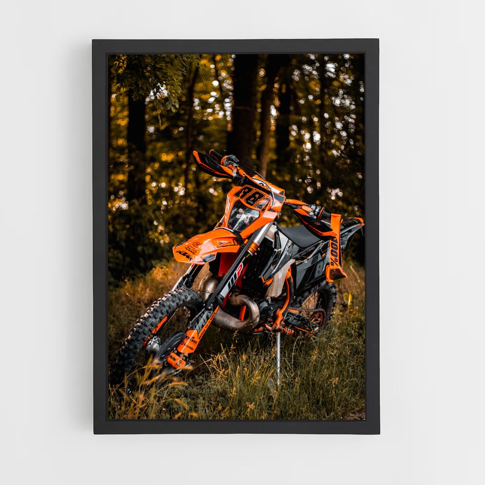 Poster Sentier Sauvage – affiche KTM Moto (vue 2)